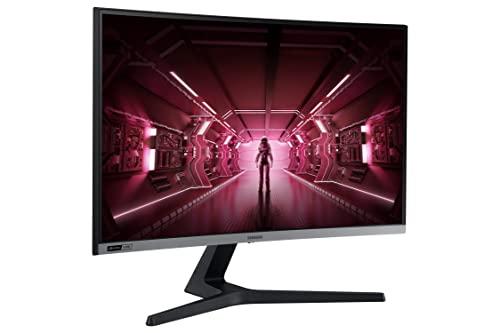 SAMSUNG SAMSUNG 24-Inch CRG5 144Hz Curved Gaming Monitor (LC24RG50FQNXZA) Computer Monitor, 1920 x 1080p Resolution, 4ms Response, FreeSync, Game Mode, HDMI
