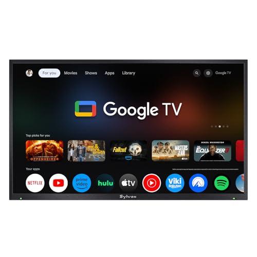 SYLVOX SYLVOX Outdoor TV, 43 inch 2000 Nit High Brightness Smart Outdoor TV, 4K Sunlight Readable Display, IP55 Waterproof, Smart TV for Outdoor Households or Commercial Places (Pool Pro 2.0/2024)