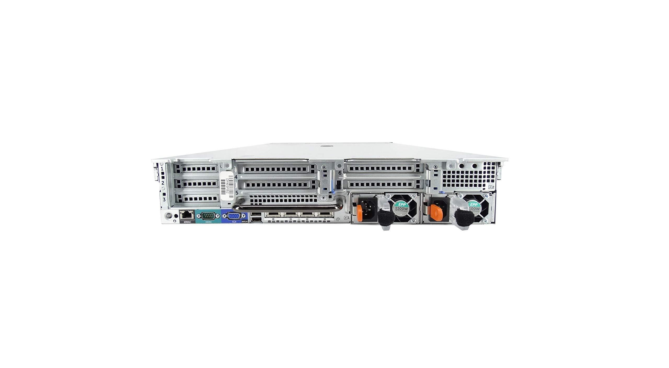 Dell Dell PowerEdge R730 8 Bay SFF 2U Server, 2X Intel Xeon E5-2660 V3 2.6GHz 10C CPU, 128GB DDR4, PERC H730p, 4X 800GB SSD, 4X 1GbE, Rail Kit Included (Renewed)