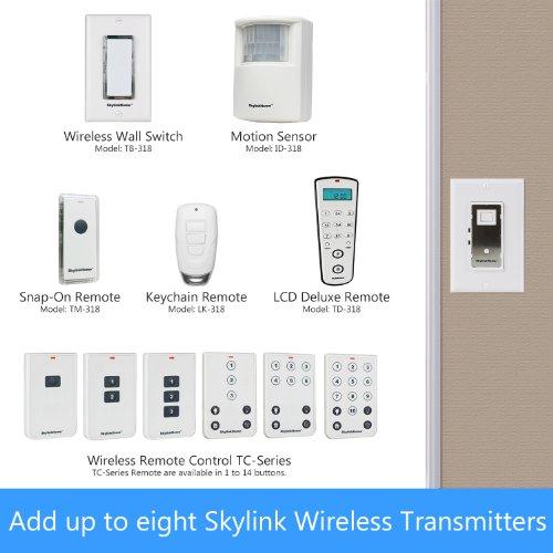 Skylink SK-8 Wireless DIY 3-Way On Off Anywhere Lighting Home Control Wall Switch Set - No neutral wire required