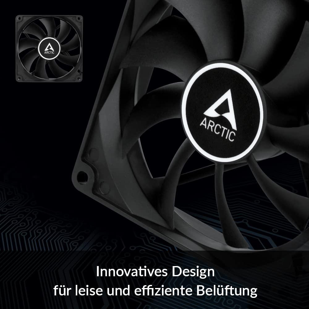 ARCTIC ARCTIC F9 PWM PST - 92 mm PWM PST Case Fan with PWM Sharing Technology (PST), Quiet Motor, Computer, Fan Speed: 150-1800 RPM - Black
