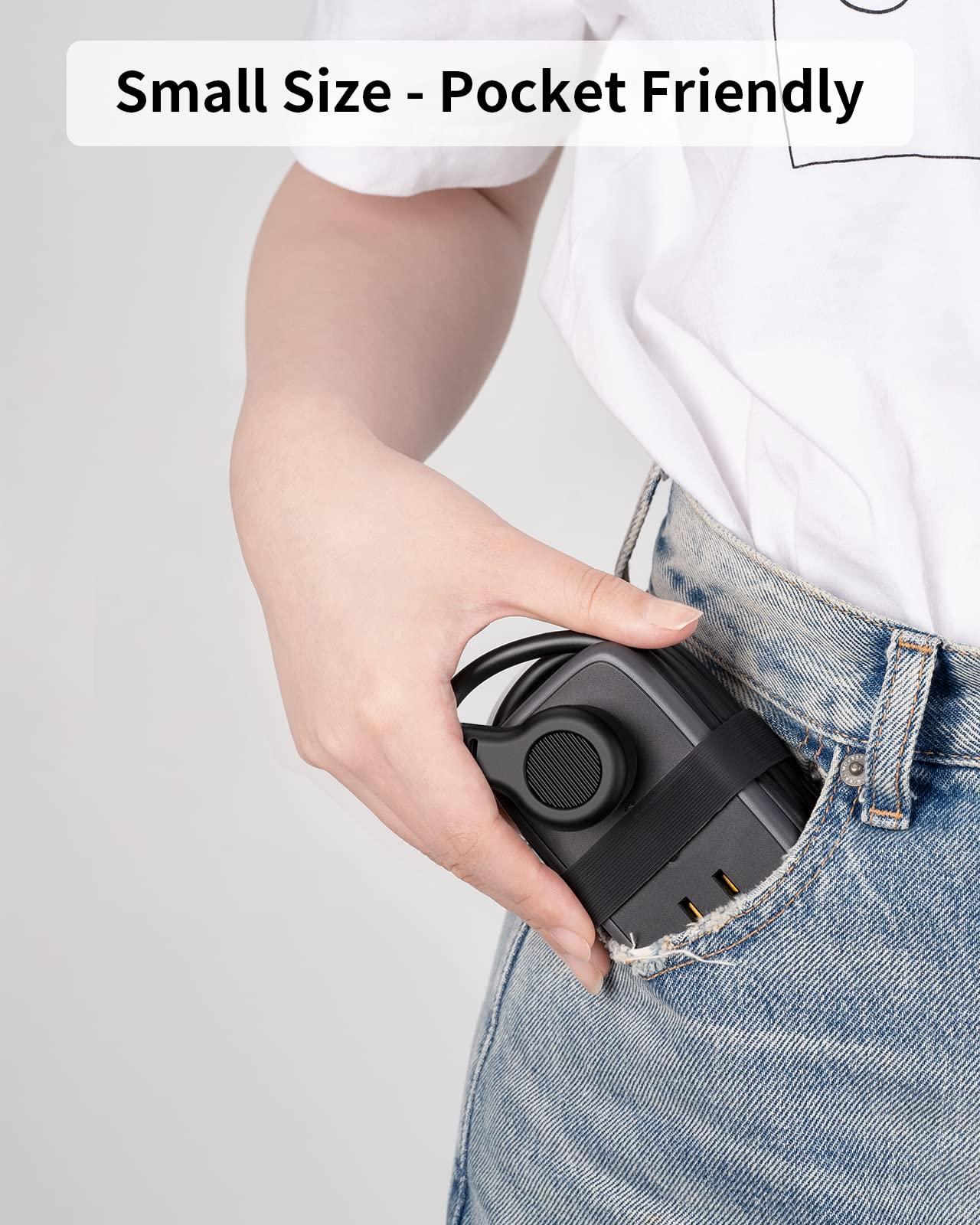 NTONPOWER NTONPOWER Travel Power Strip Bundle, 3 Outlets 3 USB Portable Power Strip with 15 inch Short Cord and 4 Outlets 3 USB with with 4ft Short Cordfor Office, Home, Hotels, Dorm Room, Nightstand