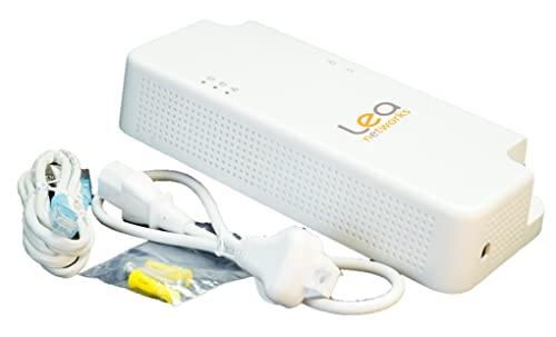 LEA Networks LEA Networks NetPower1800 PoE/PLC + NetSocket1800 PLC Kit. HPAV2 PLC Ethernet Over Powerline Adapter and 30W PoE with Built-in HPAV2 PLC Communications