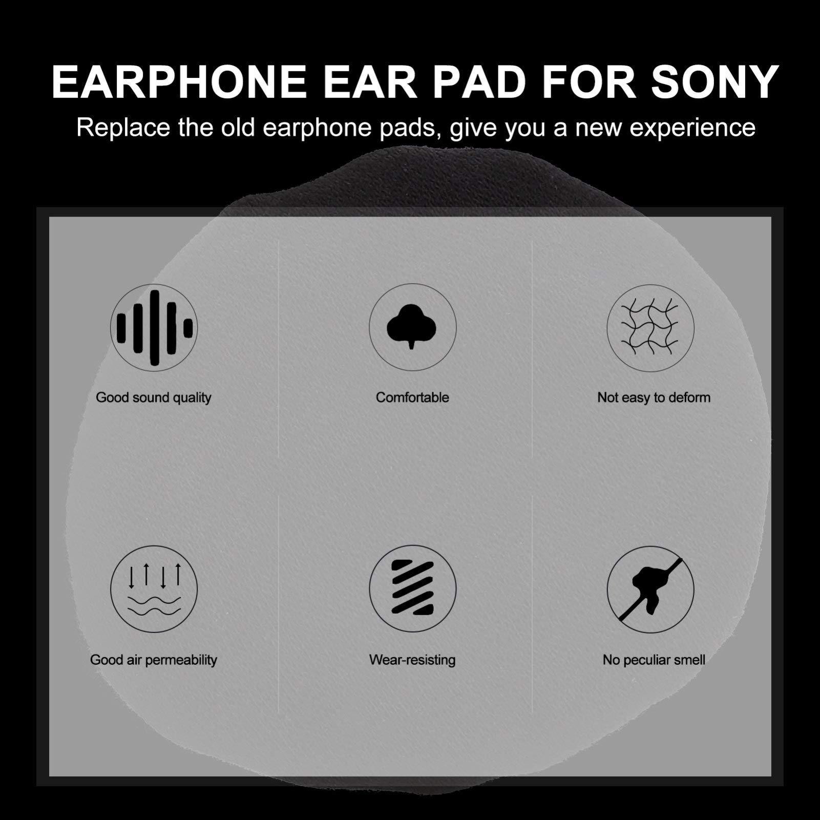 Beaupretty 4pcs Headphone Ear Covers Washable Stretchable Earcup Protectors Over Ear Headsets