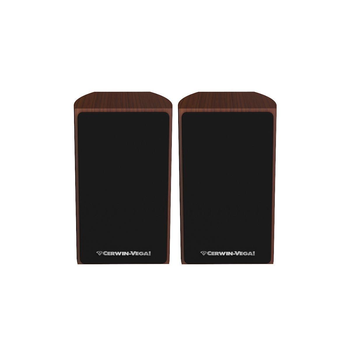 CERWIN-VEGA! CERWIN-VEGA! Home Audio LA14 4\" 2-Way Bookshelf Speakers (Expresso)