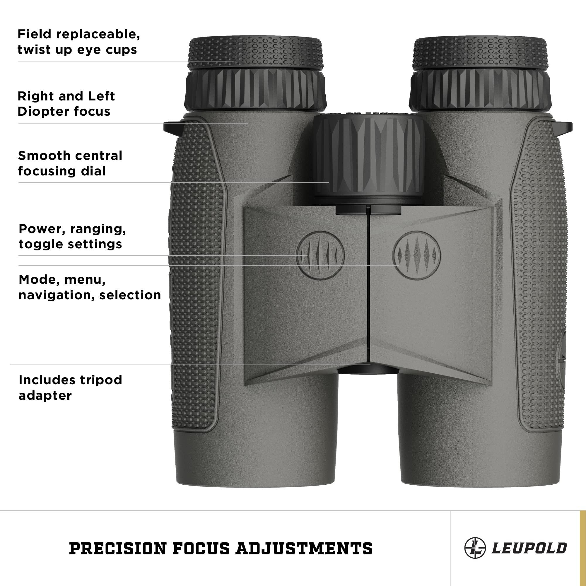 Leupold Leupold BX-4 Range HD TBR/W 10x42mm Range-Finding Binocular Shadow Gray (182883)