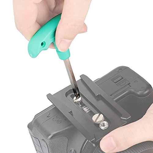 CAMVATE CAMVATE 1/4"-20 Female to 5/8"-27 Male + 1/4"-20 Male Thread Screw Support + Straight Screwdriver Assembly Tool