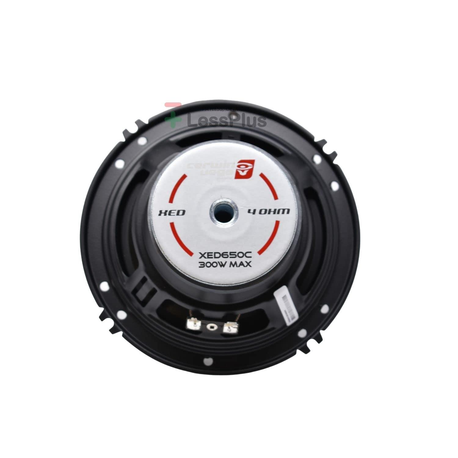 Cerwin Vega Mobile CV Cerwin Vega XED650C 6.5\" 300W 2-Way Component Speakers XED Series 4 - Car Audio Sound System