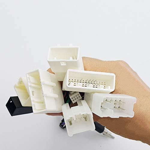 Strpump Strpump 16pin Car Stereo Radio Power Harness Cable Wire Adapter Compatible for Toyota Camry RAV4 Corolla Tacoma Hilux Highlander Yaris Reiz Support OEM Camera USB Non JBL