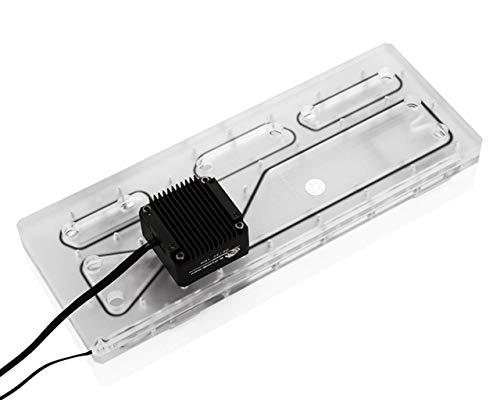 PrimoChill Bykski Distro Plate - Tiny Whale G1 - PMMA w/ 5v Addressable RGB (RBW) (RGV-TL-G1)