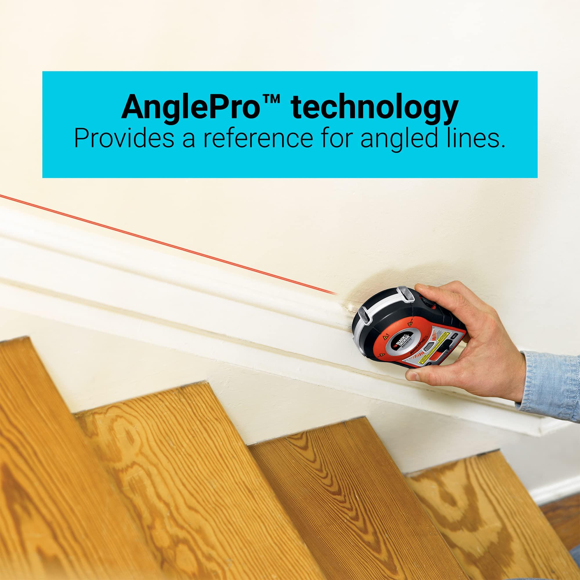 BLACK+DECKER BLACK+DECKER BullsEye Auto-Leveling Laser with AnglePro (BDL170)