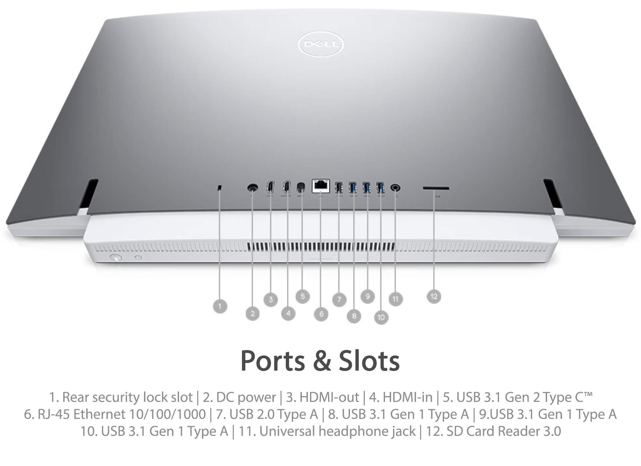 Dell DELL Inspiron 7700 27 All-in-One Desktop, 27" FHD Touchscreen, i7-1165G7, GeForce MX330, 32GB RAM, 512GB SSD + 1TB HDD, Webcam, WiFi 6, Bluetooth 5, Wireless Keyboard and Mouse, Win 10 Home