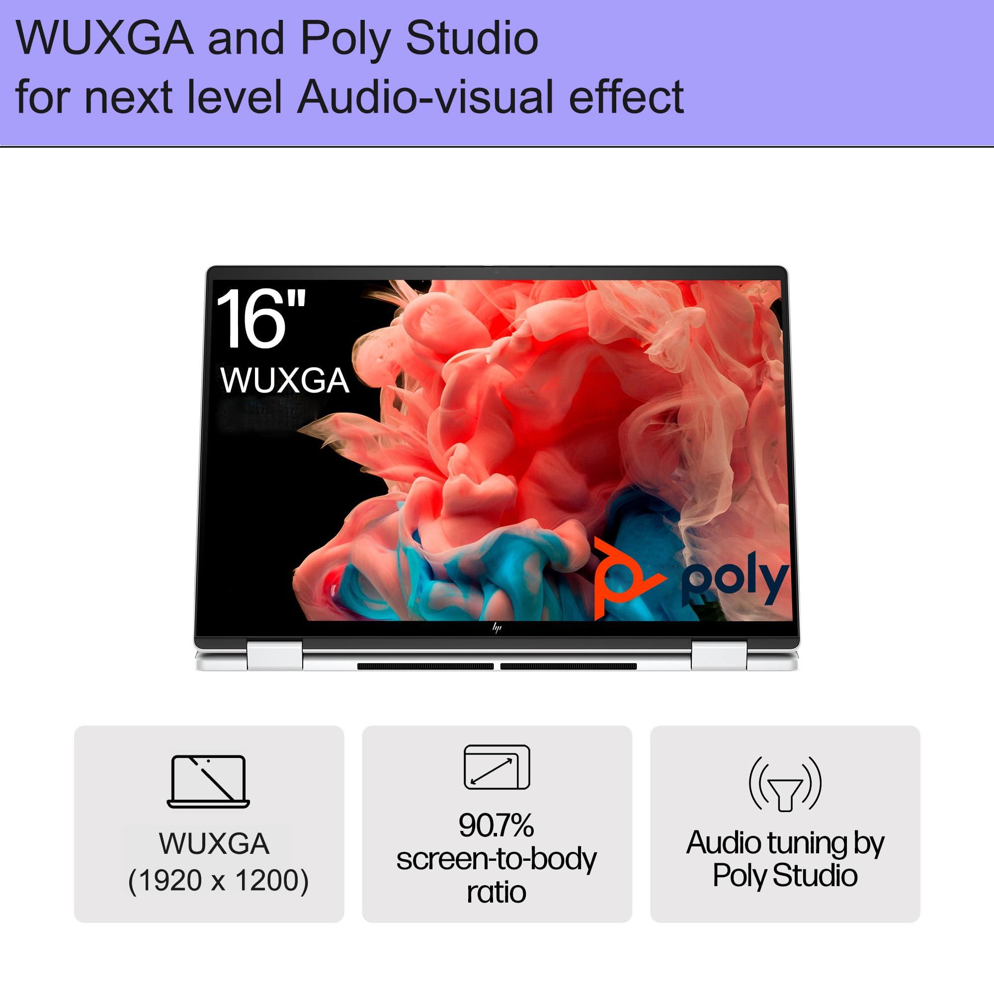 HP HP Envy x360 2-in-1 AI PC Laptop for Creator, Photographer, Designer (16" FHD+ Touchscreen, Intel 12-Core Ultra 5 125U, 16GB RAM, 512GB SSD, IST Stylus), Backlit, Wi-Fi 6E, Win 11 Pro w/AI Copilot