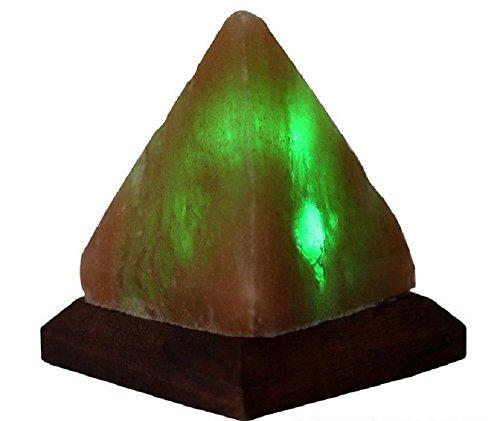 weget weget Himalayan Salt lamp Pyramid USB Multi-Colour Desk lamp