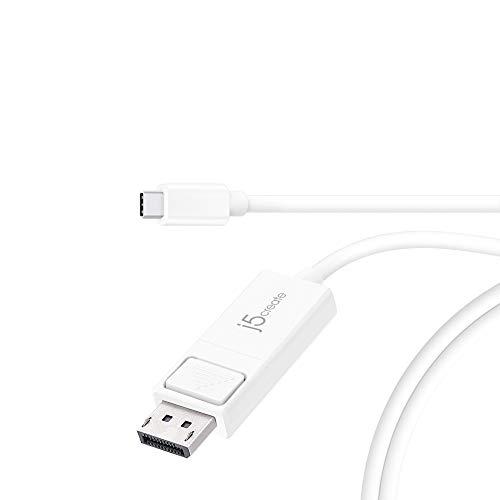 j5create J5 Create 4' USB Type-C Male to 4K DisplayPort Male Cable