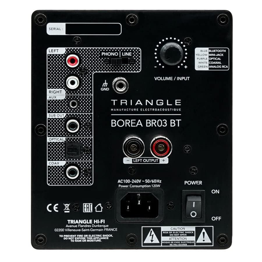 triangle Triangle Borea Active BR03 BT Wireless Bluetooth Bookshelf Speaker (Black)