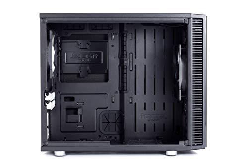 Fractal Design Fractal Design Nano S Window - Mini Tower Computer Case - ITX - Optimized for High Airflow and Silent Computing with ModuVent Technology -2X Fractal Dynamix X2 GP-14 Fans Included -Black Window