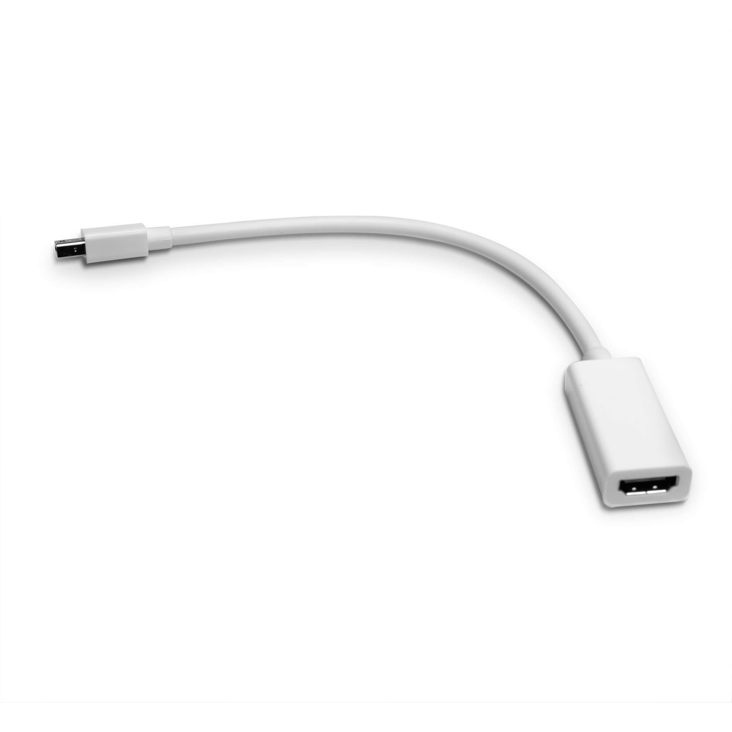 THE CIMPLE CO THE CIMPLE CO Mini DisplayPort to HDMI Adapter - MiniDP to HDMI - Thunderbolt/MiniDP to HDMI Cable Adapter - White - 2 Pack