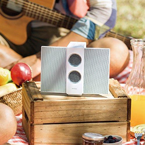 BenQ BenQ Trevolo S Wireless Bluetooth Portable Electrostatic Speaker, 3D Mode, NFC, USB DAC, 18 Hrs Playing Time (White)