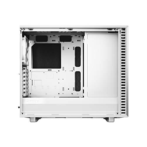 Fractal Design Fractal Design Define 7 White Brushed Aluminum/Steel E-ATX Silent Modular Tempered Glass Window Mid Tower Computer Case