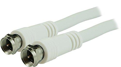 GE home electrical GE 73282 25-Feet RG6 Coaxial Video Cable, White, F Type Connections