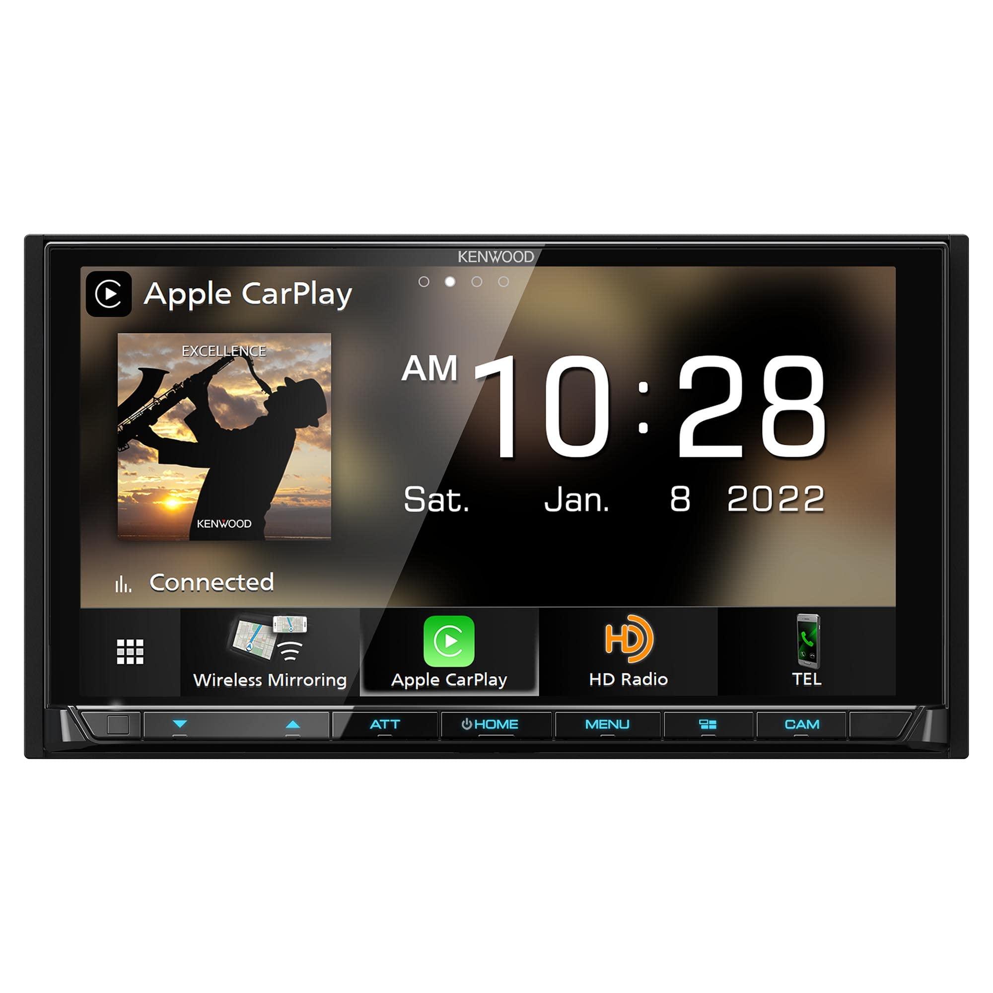 Kenwood KENWOOD DMX958XR EXCELON Reference 6.8" Full HD Capacitive Touchscreen Car Stereo Receiver | Plus SiriusXM SXV300V1 Satellite Radio Vehicle Tuner