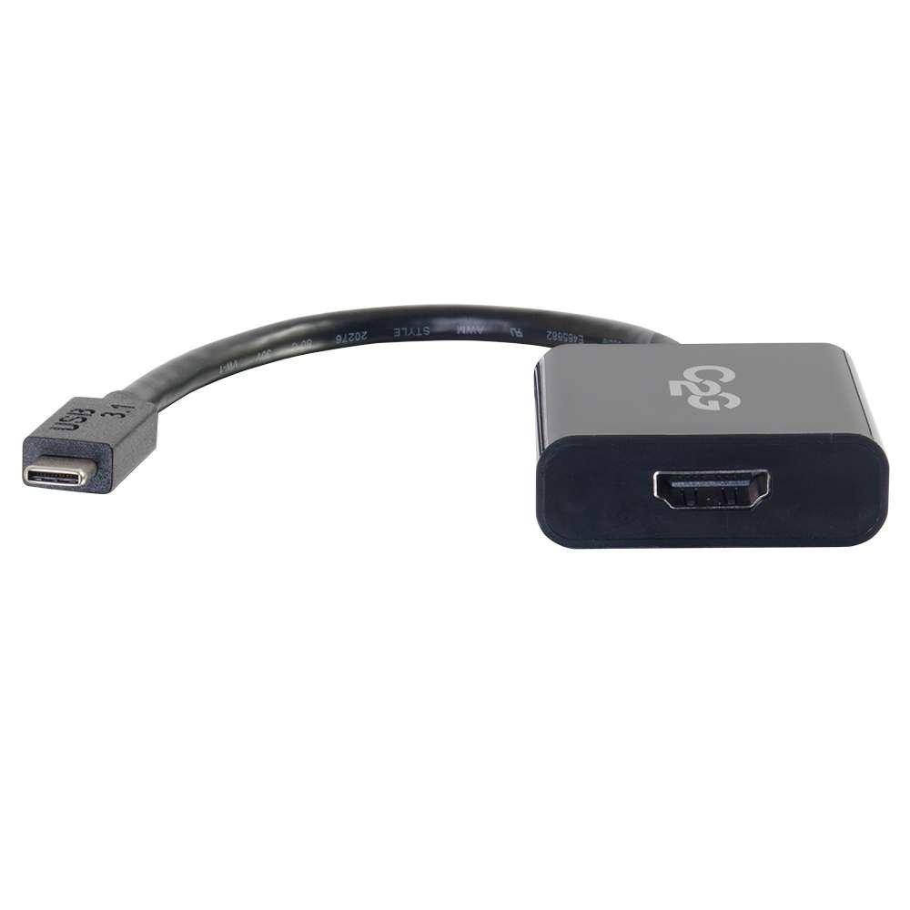 C2G C2G USB Adapter, USB C to Display Port Adapter Converter, Black, Cables to Go 29474
