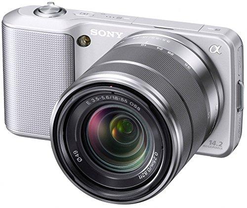 Sony Sony Alpha NEX-3 Interchangeable Lens Digital Camera w/18-55mm Lens (Silver)- 14.2 Mpix