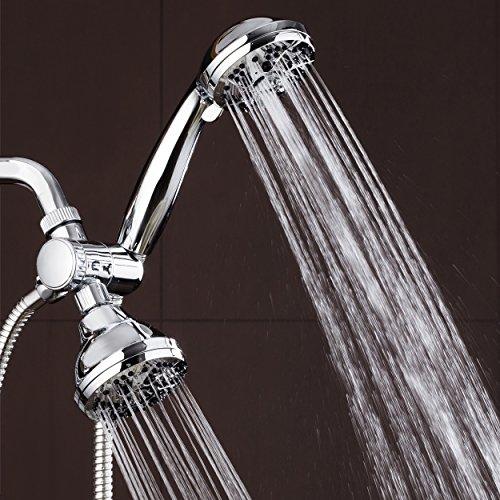 AquaDance AquaDance Total Chrome High Pressure 3-way 48-setting Rain – Handheld Shower Head Combo – Angle Adjustable, Anti-Clog Jets, Tool-Free Installation - USA Standard Certified – Top U.S. Brand