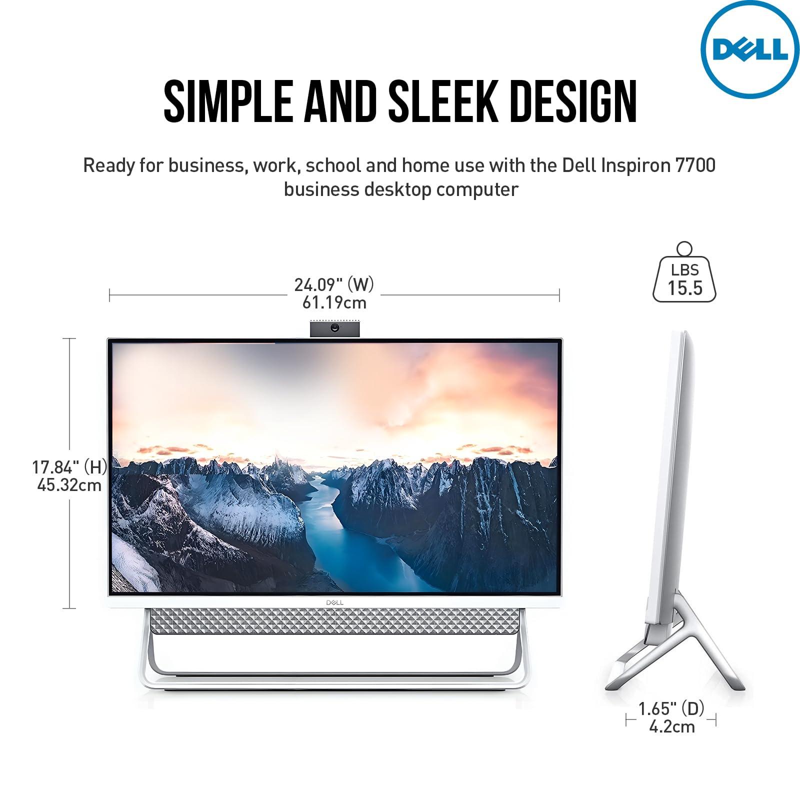Dell Dell All In One Desktop Computer 27 Inch Touchscreen FHD, Home Business AIO PC Desktop, Intel Core i7,NVIDIA GeForce MX330,32GB RAM 1TB SSD+512GB PSSD,Lifetime Office Windows 11 Pro,RJ-45,USB-C,Webcam