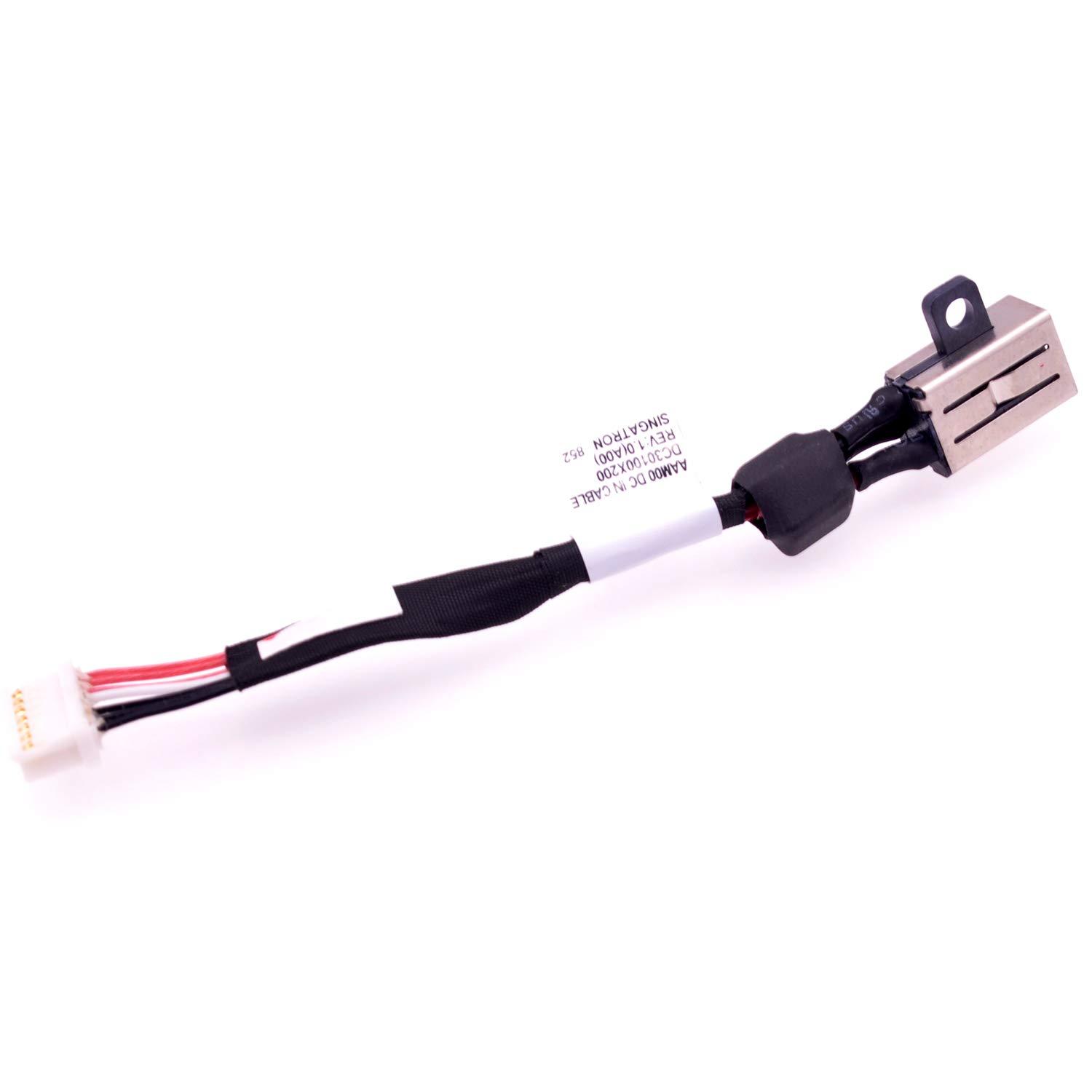 Deal4GO Deal4GO DC Power Jack Harness Charging Port DC30100X300 64TM0 064TM0 Replacement for Dell XPS 15 9550 9560 Precision 5510 M3800