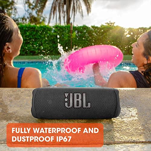 JBL JBL Flip 6 - Portable Bluetooth Speaker, powerful sound and deep bass, IPX7 waterproof, 12 hours of playtime, JBL PartyBoost for multiple speaker pairing for home, outdoor and travel (Camo)