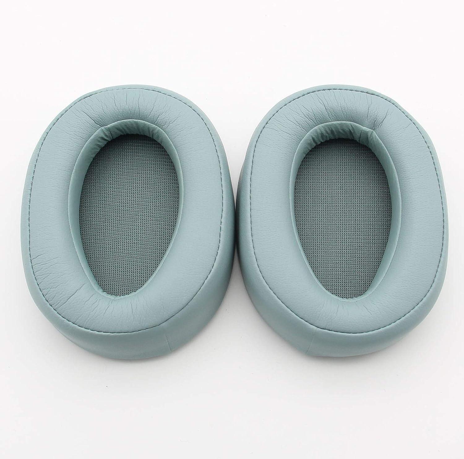AIKKAUK Replacement Ear Pads Compatible with Sony MDR-100A MDR-100AAP MDR-H600A Headphones Made of Soft Protein Leather Combined with Memory Foam, Replacement Ear Pads for Repair Accessories (Mint Green)