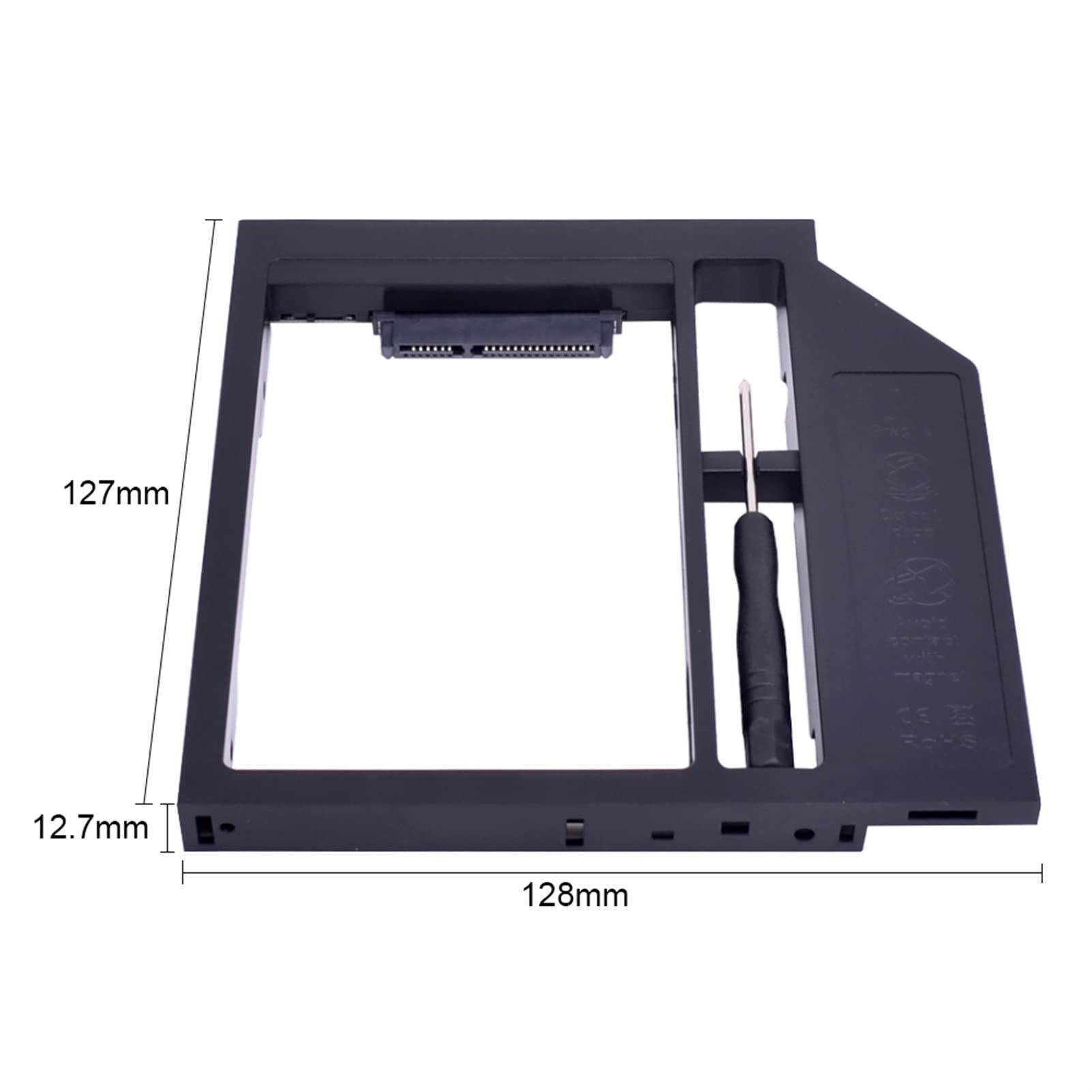 CZKE Original Package SATA 3.0 2nd HDD Caddy 12.7mm for 2.5" Hard Disk SSD Case Enclosure for Laptop CD-ROM DVD-ROM