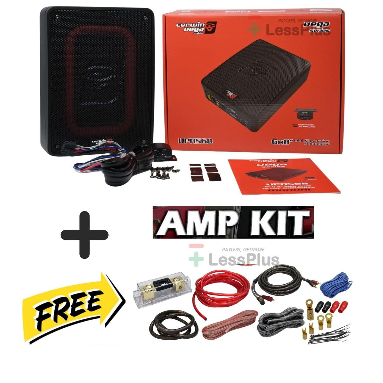 Cerwin Vega Mobile CV Cerwin Vega Spare Tire Underseat Active Passive Subwoofers (VPAS68)