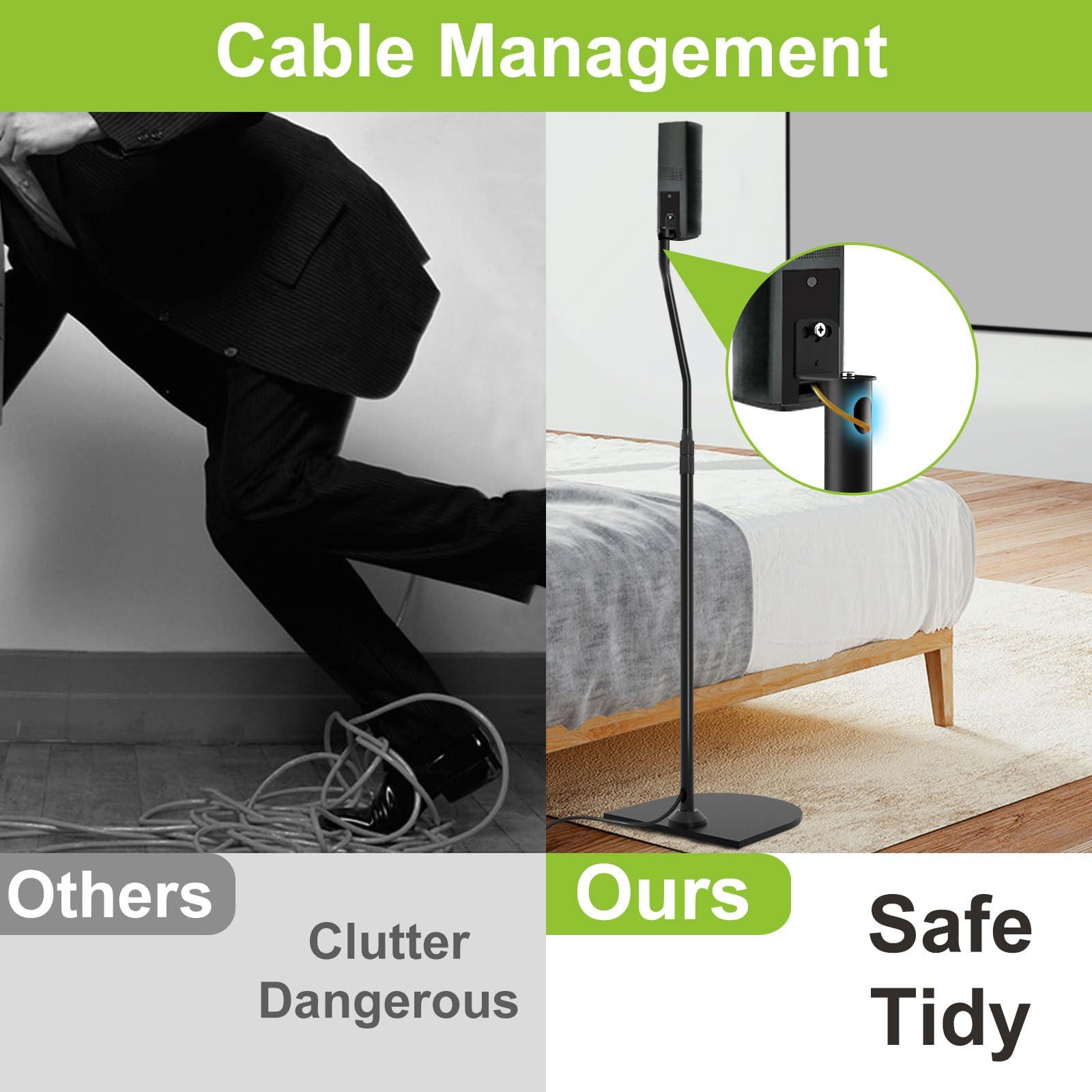 Varghesyla Pack of 2 Adjustable Stand for Bose Speaker Stand, for Bose OmniJewel Lifestyle 650, Surround Speaker 700, Surround Sound Speaker Stand for Bose Omnijewel Speaker Stands with OmniJewel Bracket