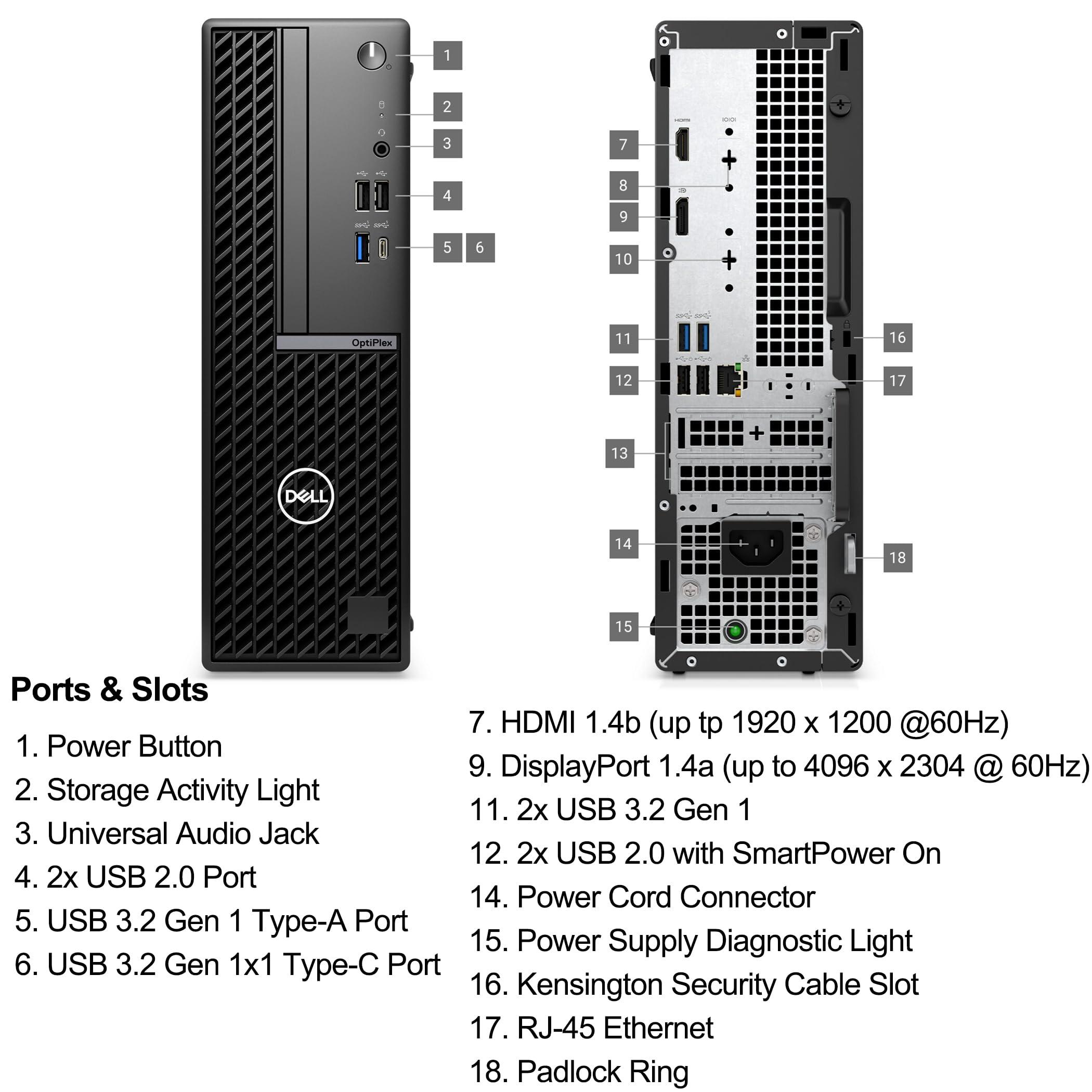 Dell Dell OptiPlex 7000 7020 Desktop Computer - Intel Core i5 14th Gen i5-14500 - 16 GB - 256 GB SSD - Small Form Factor - Black