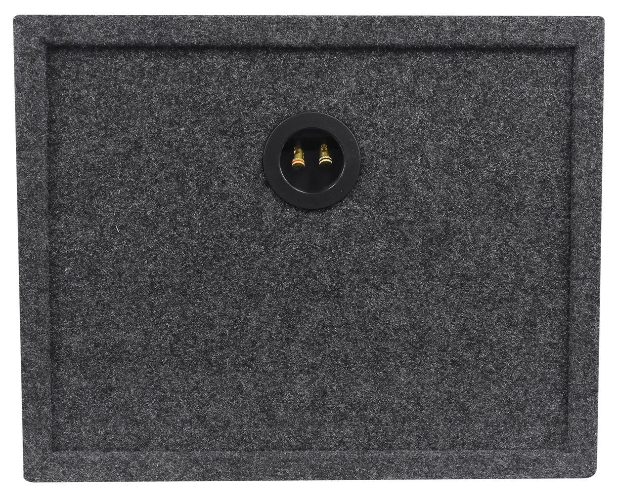 Rockville Rockville RMS12 Single 12" Sealed 1.6 CU FT Car Sub Enclosure Box 3/4" MDF