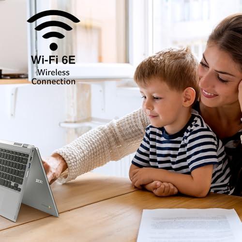 acer Acer Chromebook Spin 312 CP312-1HN-34Z7 Convertible Laptop | Intel Core i3-N305 | 12.2" WUXGA IPS Corning Gorilla Glass Touch Display | 8GB LPDDR5 | 128GB eMMC | Wi-Fi 6E | Full HD Webcam | Chrome OS