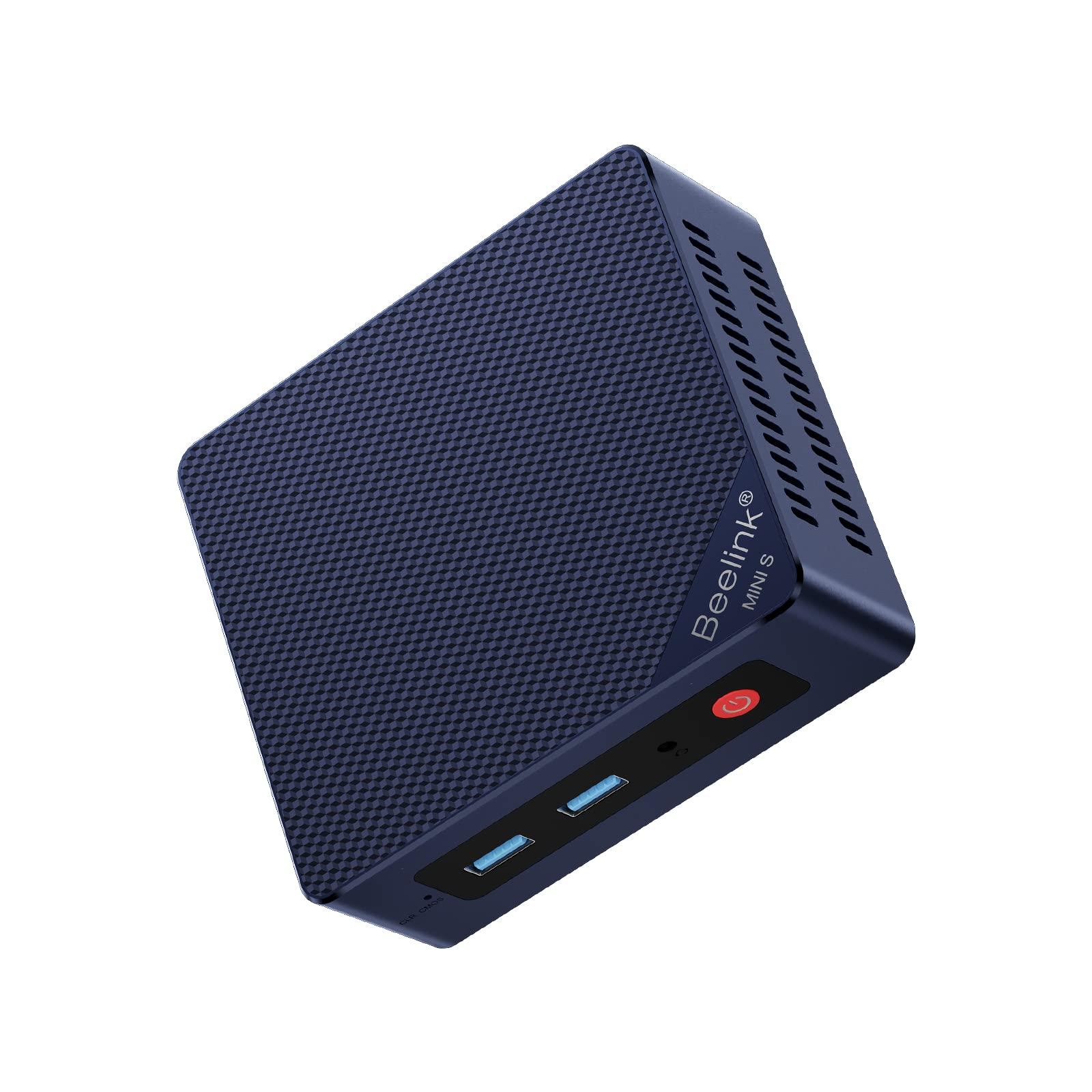 Beelink Beelink SEI8 Mini PC, Newest Intel 8th Gen 4 Cores i5-8259U(Up to 3.8GHz) 16GB DDR4 RAM 500GB NVMe SSD, 4K Dual HDMI Mini Computers WiFi 5, 4*USB3.0, BT5.0 Gigabit Ethernet, Auto Power On