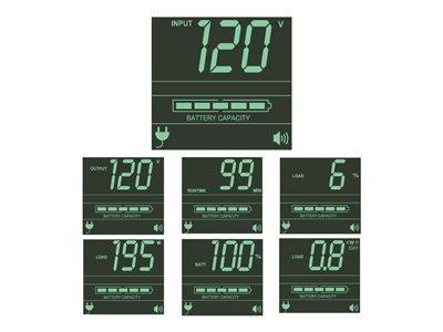 Tripp Lite TRIPP-LITE, UPS, 1000 VA, RACK MOUNT, SINE WAVE, SNMPWEBCARD OPTION, LCD, USB, RS232, EPO 120V