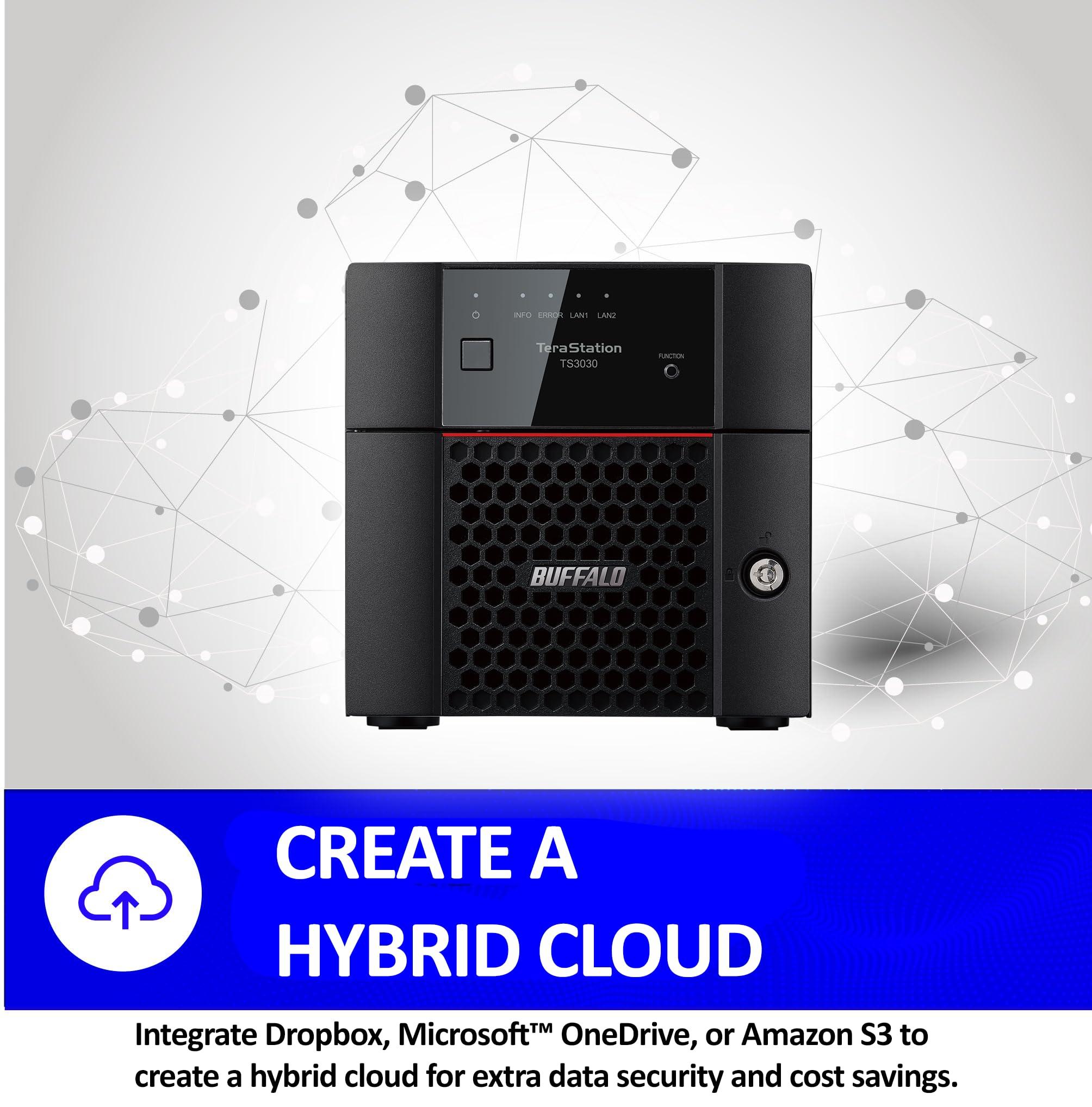 BUFFALO BUFFALO TeraStation 3230DN 2-Bay 4TB (2x2TB) Desktop Small-Med Business NAS w/Hard Drives Included