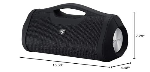 Rockville Rockville RPB-XL Black 30W RMS Bluetooth Speaker Boombox, Deep Bass, USB/SD/Aux Playback, TWS Linking, Long Battery Life, for Parties and Outdoor Adventures