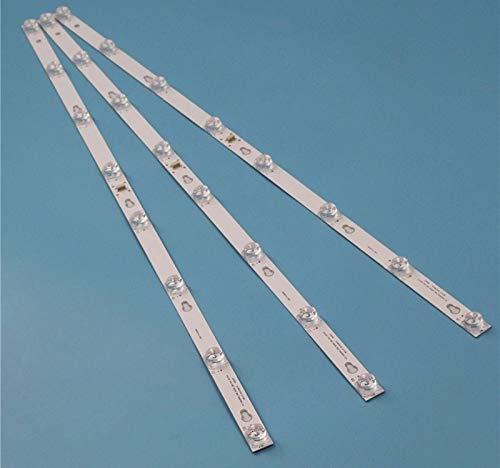 SONSAMA WLS TV's LED Backlight Strips for TCL 40A730U 40S305 40S4900 TV Bars Bands Rulers TOT_40D2900_3X8_3030C Array Tapes 4C-LB4008-HR01J - (Color: 30 Piece for 10TV;Cable Length: 690mm)