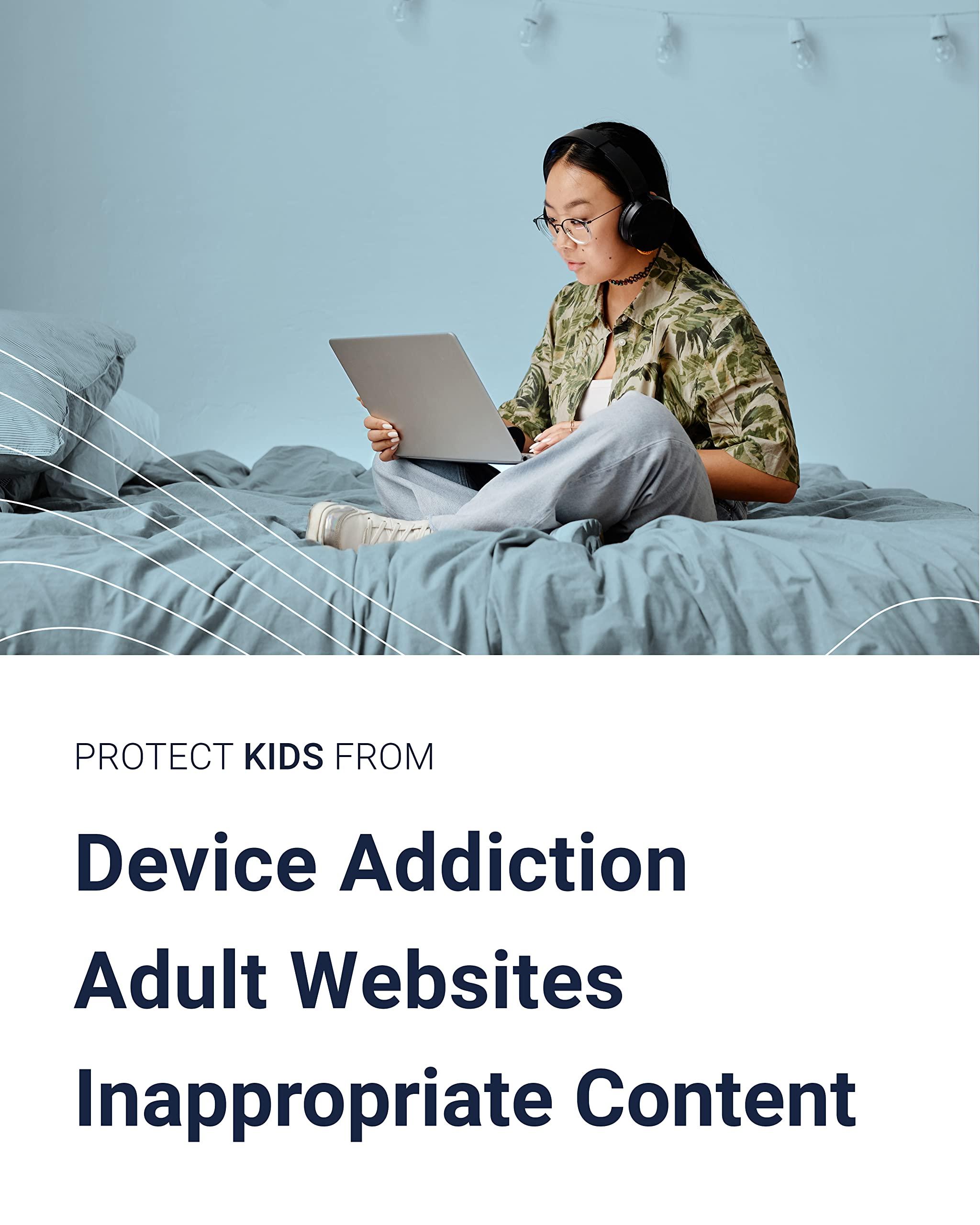 Gryphon Gryphon AX Ultra-Fast Mesh WiFi 6 Parental Control Router 2-Pack Advanced Content Filters and Next-Gen Firewall - 4.3 Gbps Across 3,000 sq. ft. per Router for Multi-Device Households