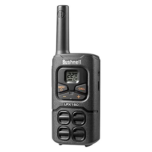 Bushnell Bushnell LPX150 Walkie Talkie Radio - Reliable Quality, Rugged Design, 0.5W Power for 20 Miles of Range, Two Way Radios Equipped for Wherever Life Takes You (2 Pack)