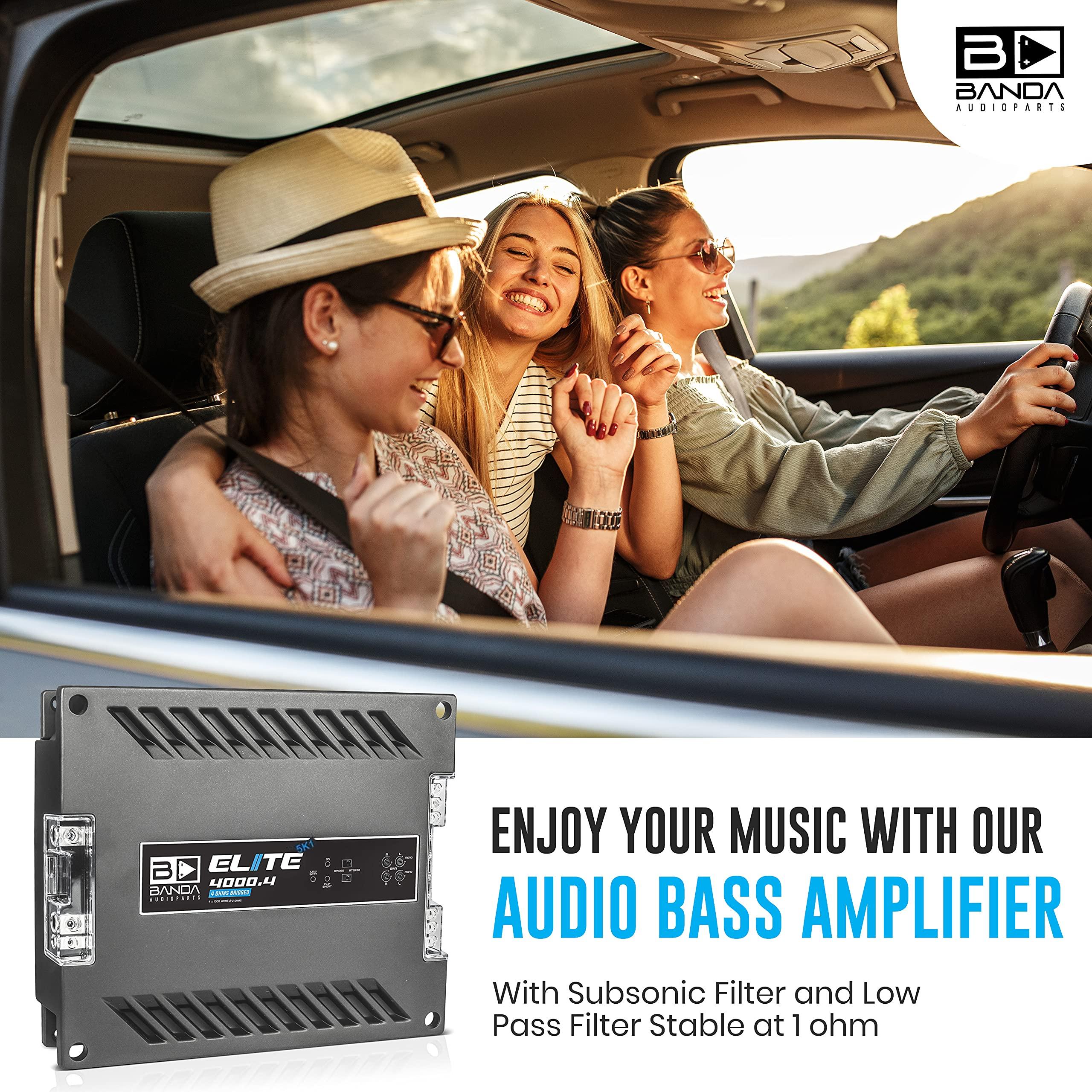 Banda Audioparts Banda Elite 4 CH 2 OHM 4000W (4000.4)