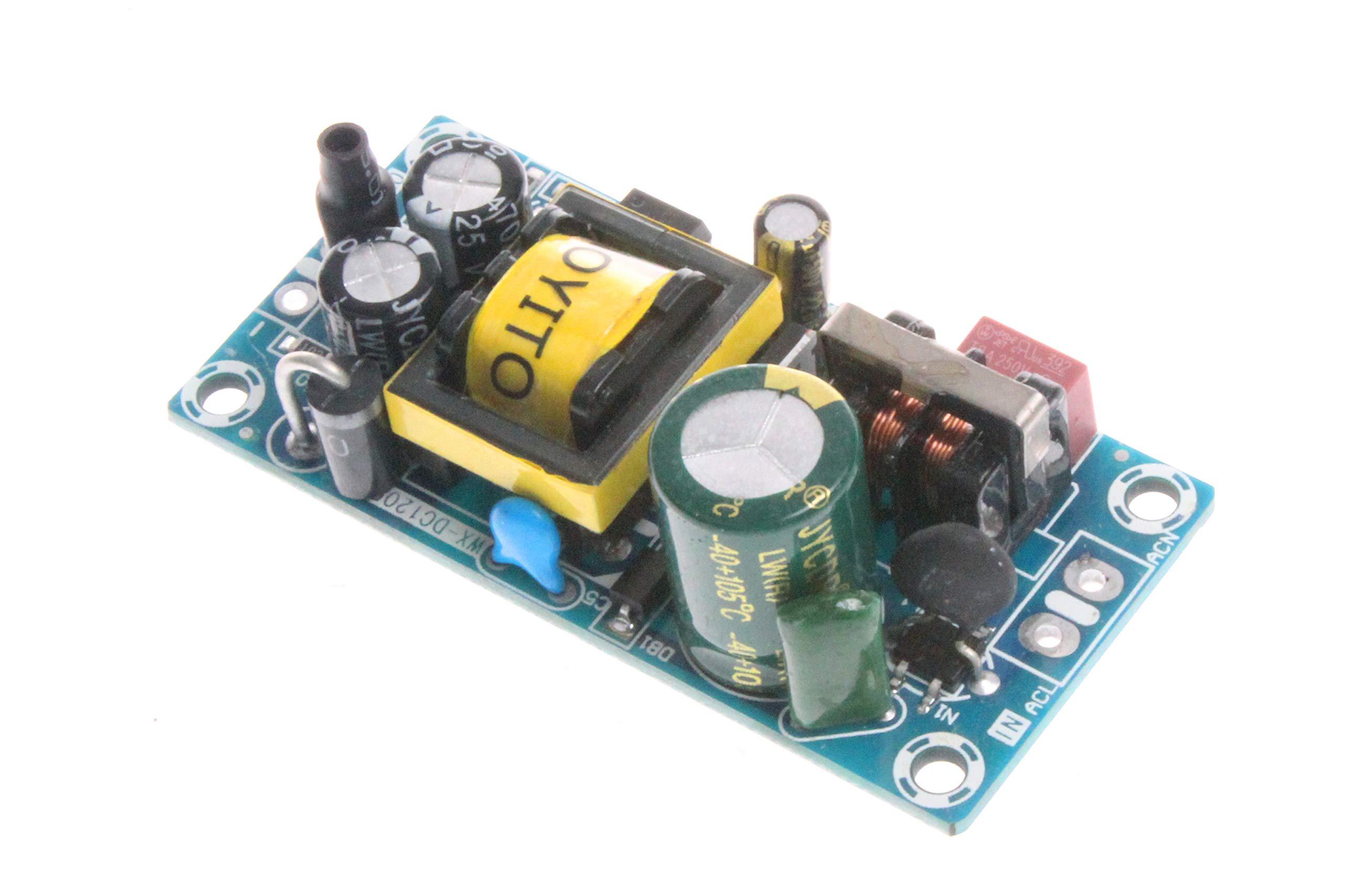 NOYITO NOYITO AC to DC Isolated Power Supply Module AC 120V 85V - 264V to DC 12V 1A 12W Peak 12V 2A 24W Max Power Module with Overvoltage Overload Short-Circuit Protection (12V 1A, Peak 2A)