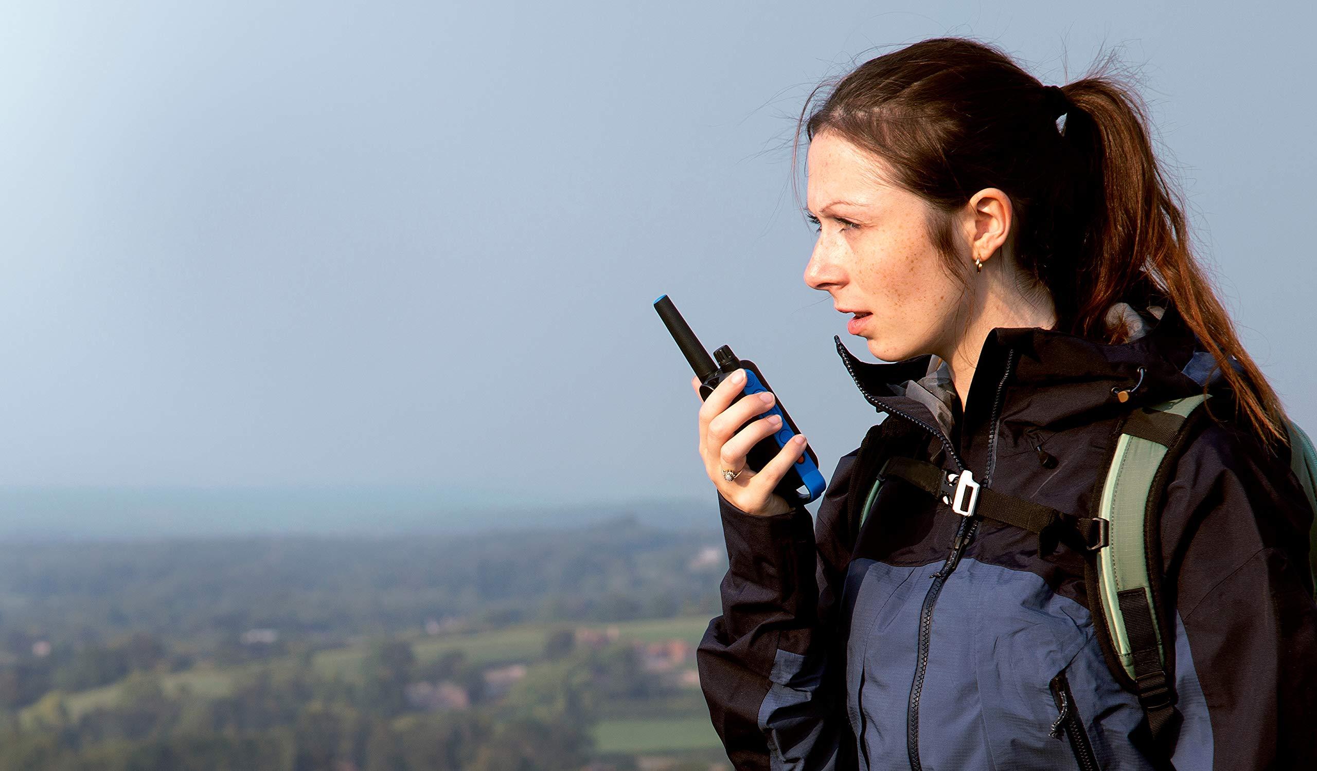 Motorola Solutions Motorola Talkabout T800 Two-Way Radios, 2 Pack, Black/Blue