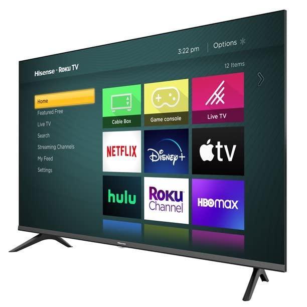 Hisense Hisense 40-Inch Class 2K FHD LED LCD Smart TV Motion Rate 120 Gaming Mode Compatible with Alexa & Google Assistant 40H4030F3 (Renewed)
